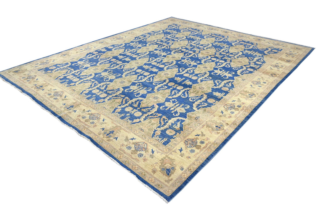 blue Large rug 8' 2" x 9' 10"