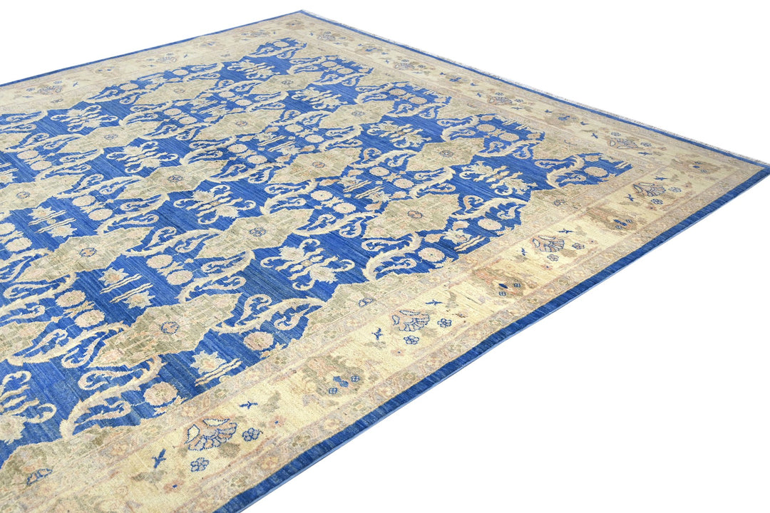 blue Large rug 8' 2" x 9' 10"