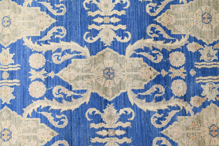 blue Large rug 8' 2" x 9' 10"