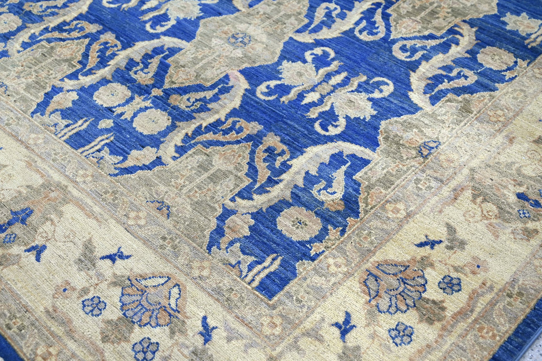 blue Large rug 8' 2" x 9' 10"