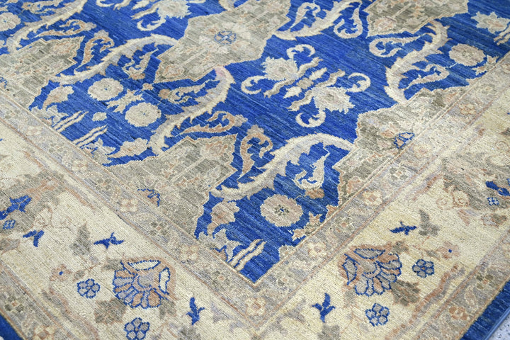blue Large rug 8' 2" x 9' 10"