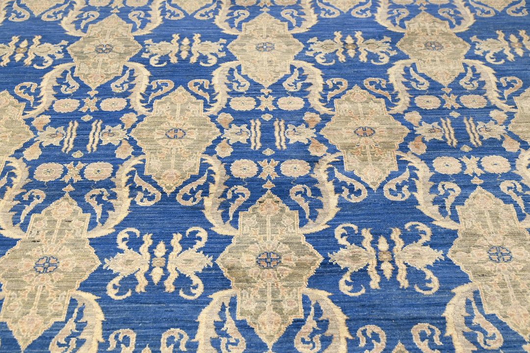 blue Large rug 8' 2" x 9' 10"