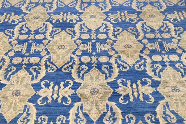 blue Large rug 8' 2" x 9' 10"