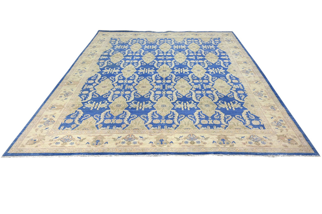blue Large rug 8' 2" x 9' 10"