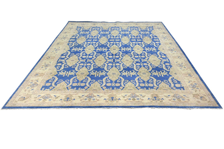 blue Large rug 8' 2" x 9' 10"