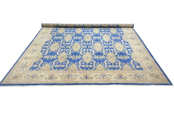 blue Large rug 8' 2" x 9' 10"