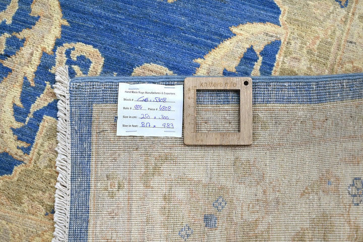 blue Large rug 8' 2" x 9' 10"