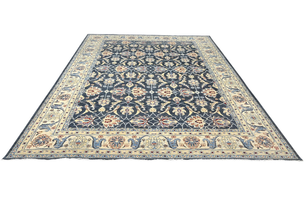 blue Oversized rug 8' 7" x 11' 10"