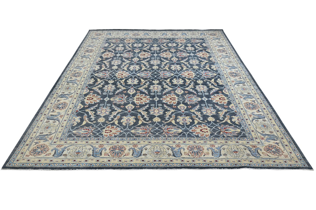 blue Oversized rug 8' 7" x 11' 10"
