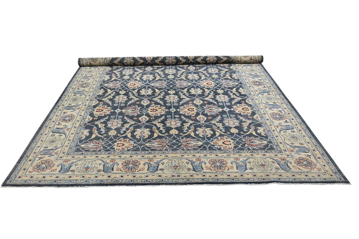 blue Oversized rug 8' 7" x 11' 10"