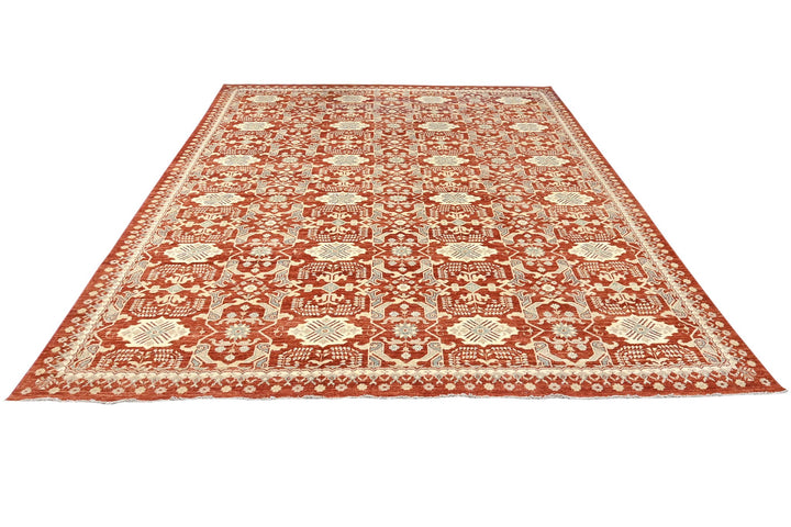 red Oversized rug 8' 10" x 12' 3"