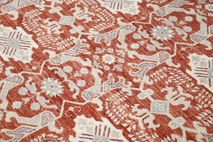 red Oversized rug 8' 10" x 12' 3"
