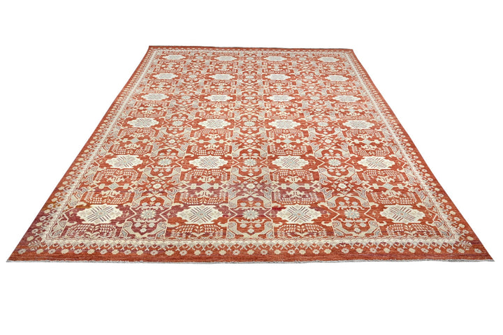 red Oversized rug 8' 10" x 12' 3"