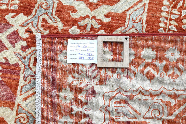 red Oversized rug 8' 10" x 12' 3"