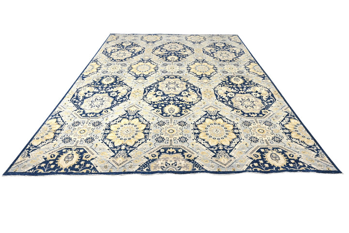 blue Oversized rug 8' 7" x 13' 0"