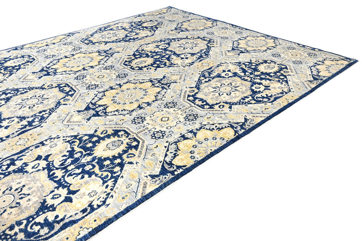 blue Oversized rug 8' 7" x 13' 0"