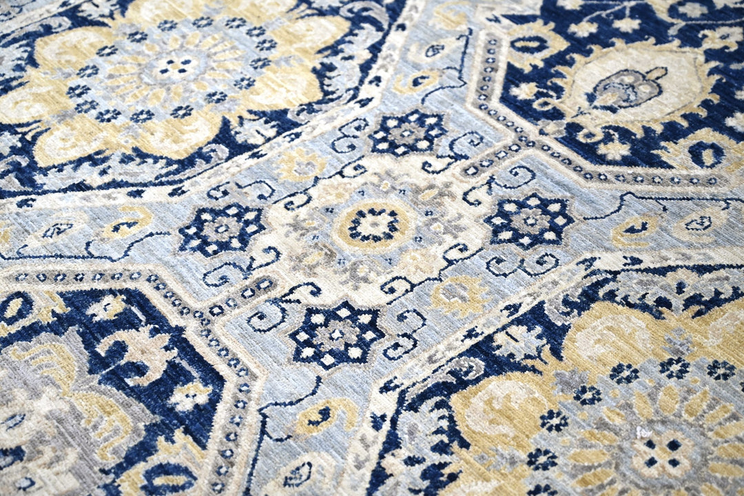 blue Oversized rug 8' 7" x 13' 0"