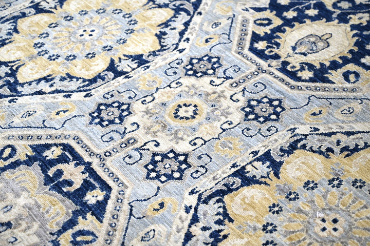 blue Oversized rug 8' 7" x 13' 0"