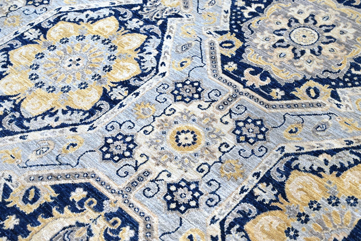 blue Oversized rug 8' 7" x 13' 0"