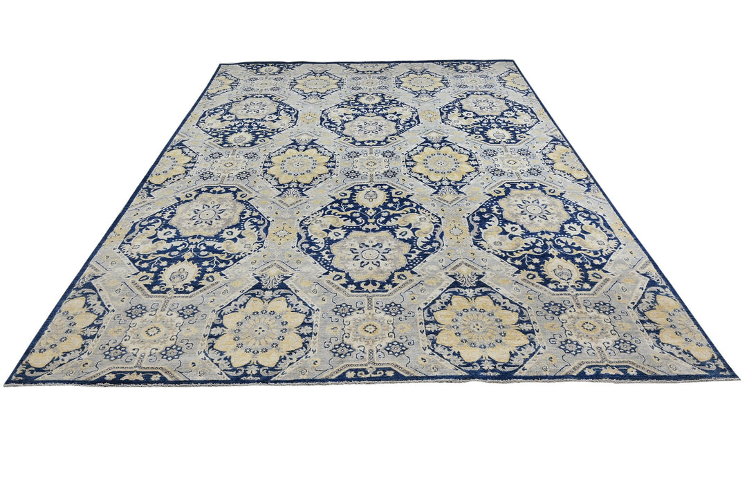 blue Oversized rug 8' 7" x 13' 0"