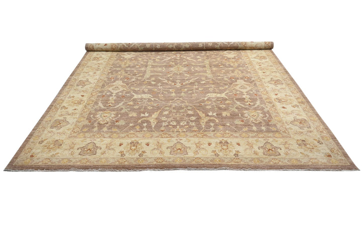 brown Oversized rug 8' 10" x 12' 2"