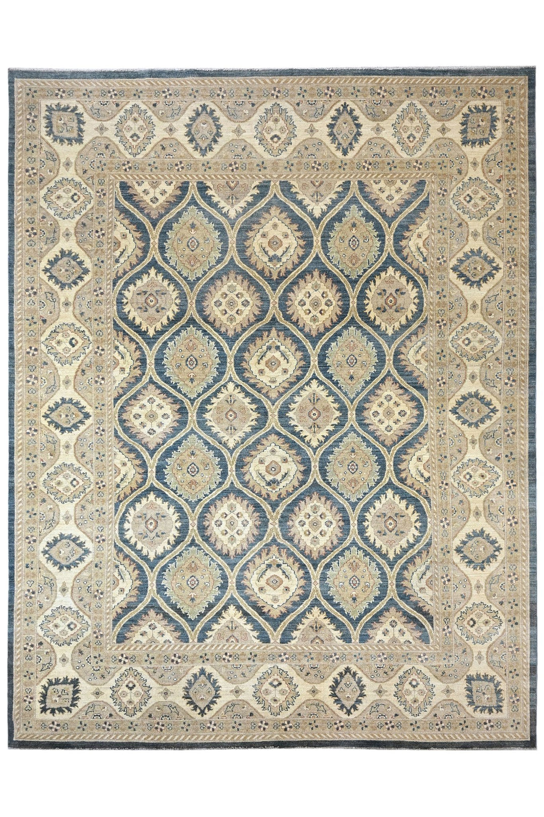 blue Oversized rug 9' 2" x 11' 10"