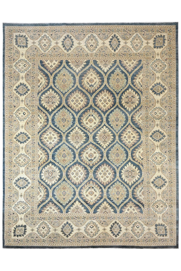 blue Oversized rug 9' 2" x 11' 10"