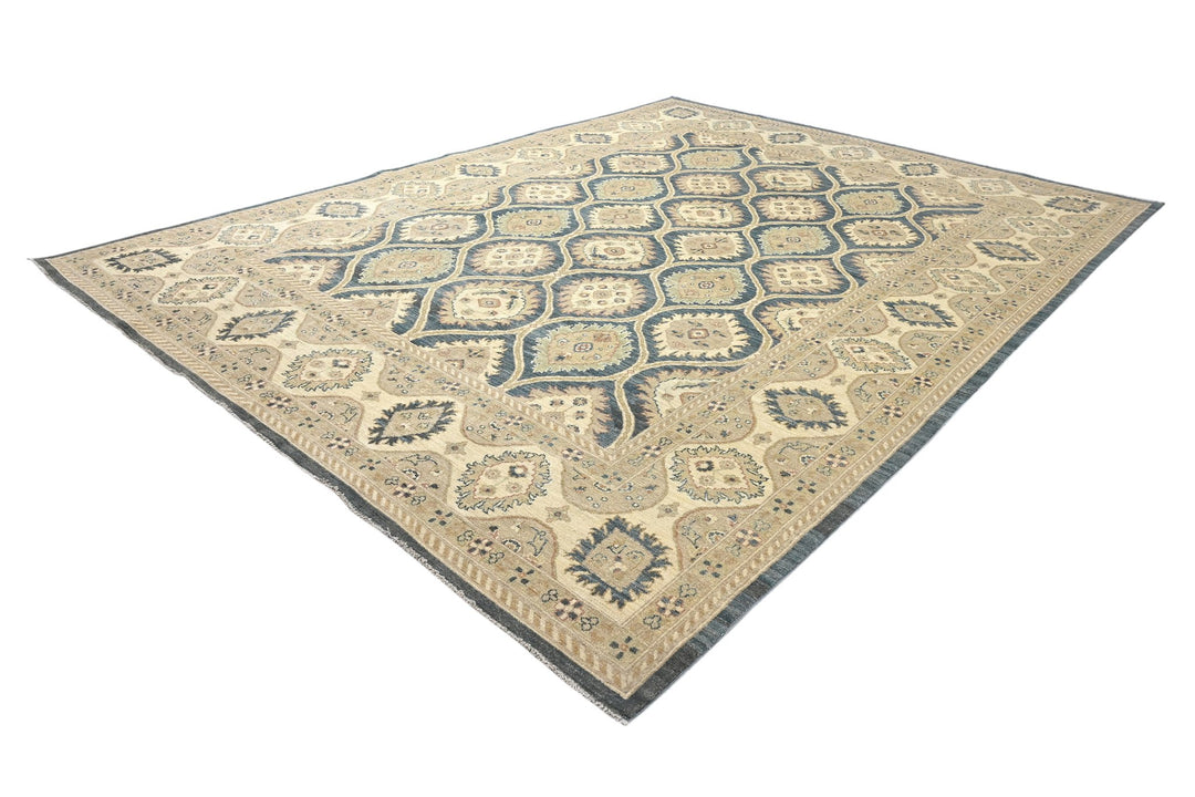 blue Oversized rug 9' 2" x 11' 10"