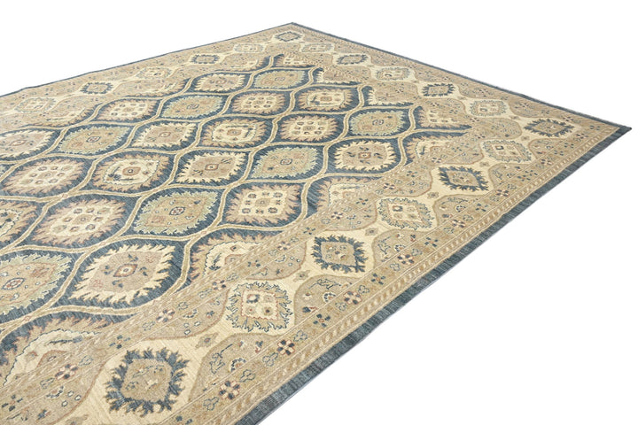 blue Oversized rug 9' 2" x 11' 10"