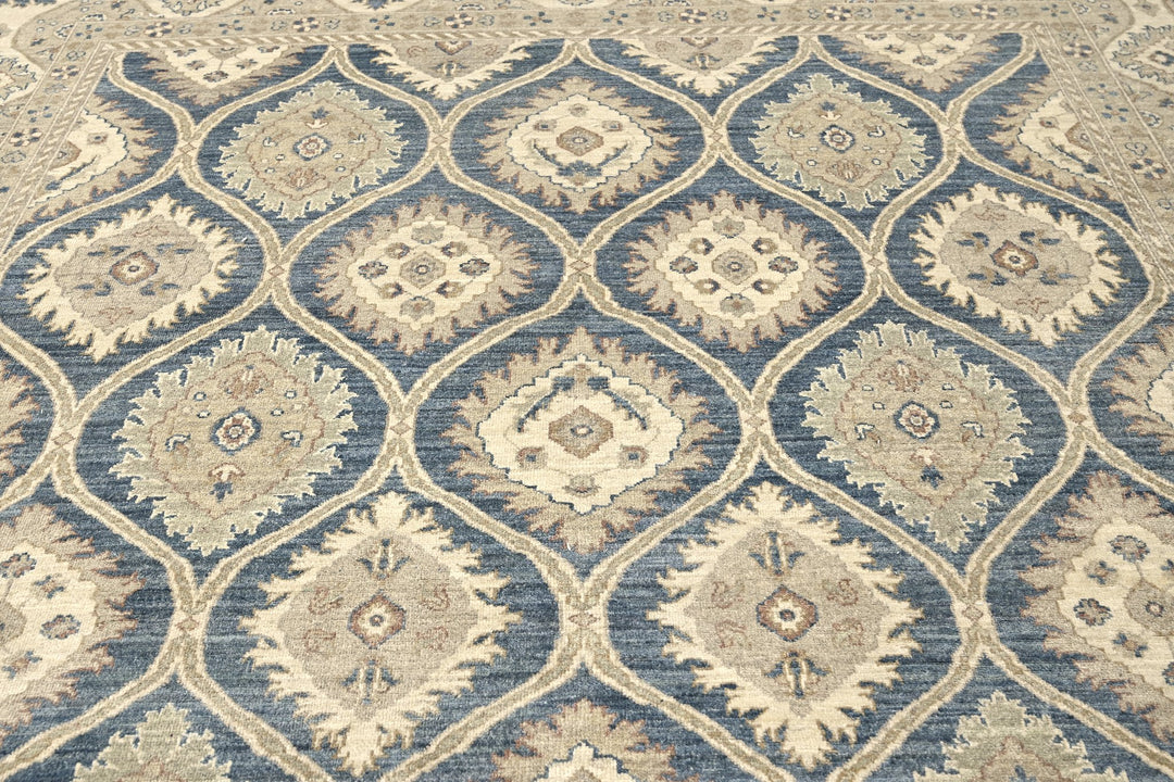 blue Oversized rug 9' 2" x 11' 10"