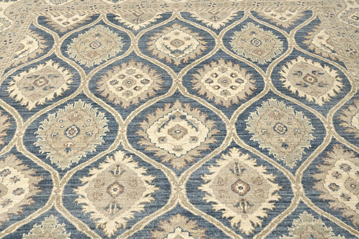 blue Oversized rug 9' 2" x 11' 10"