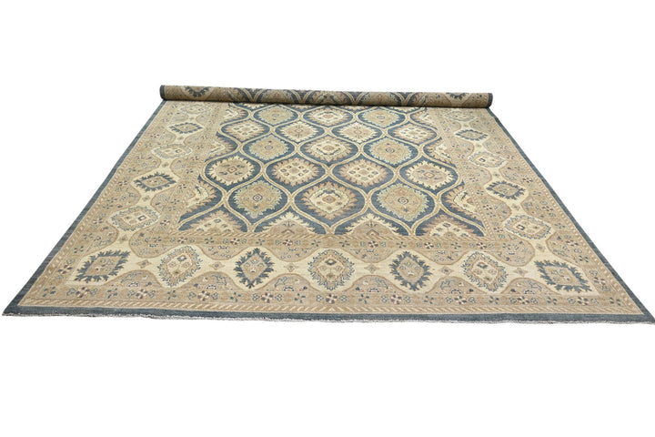 blue Oversized rug 9' 2" x 11' 10"