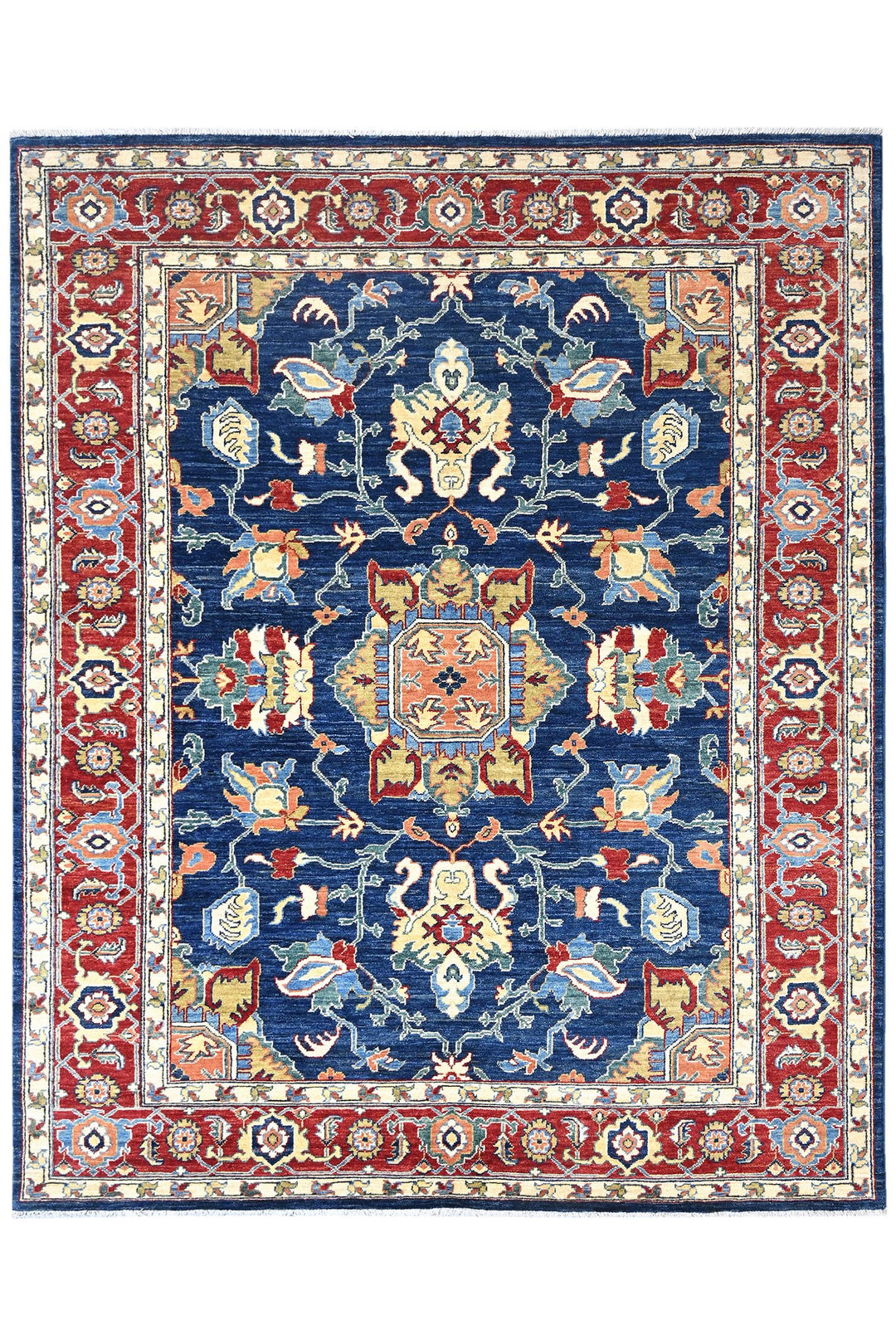 blue Large rug 8' 0" x 9' 11"