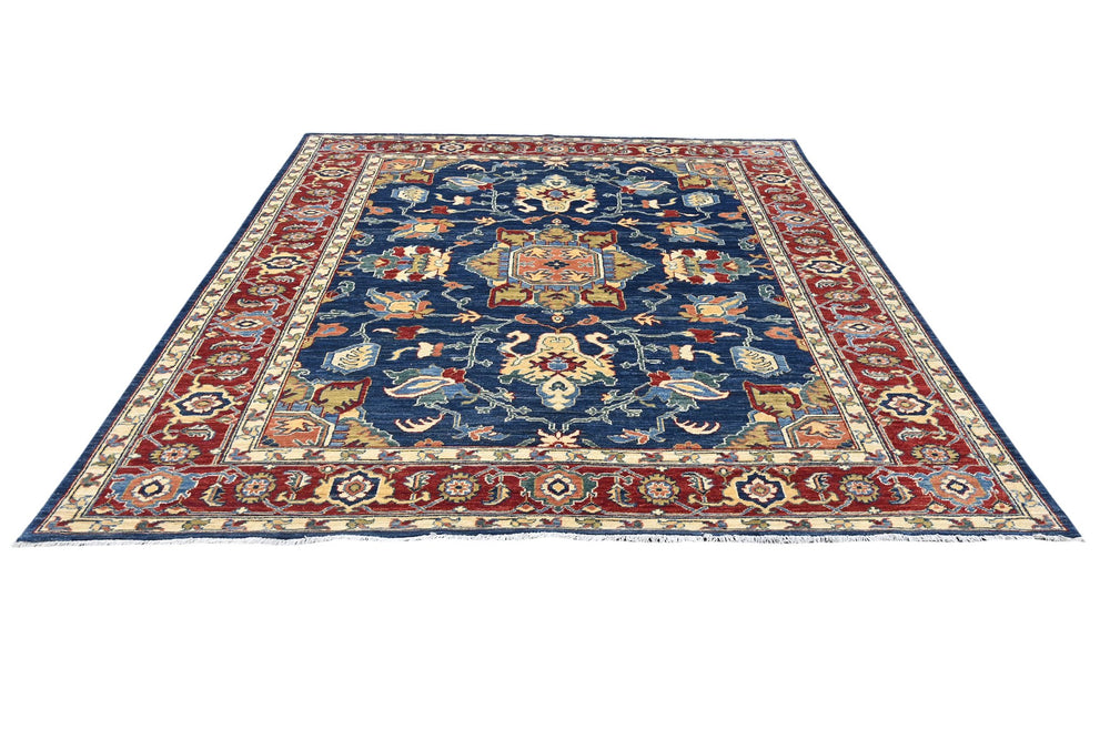 blue Large rug 8' 0" x 9' 11"