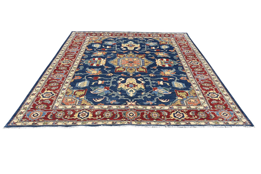 blue Large rug 8' 0" x 9' 11"