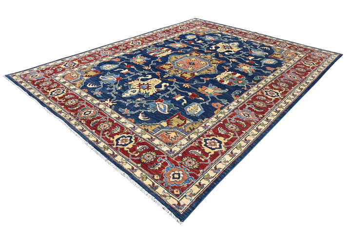 blue Large rug 8' 0" x 9' 11"