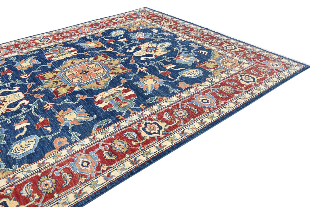 blue Large rug 8' 0" x 9' 11"