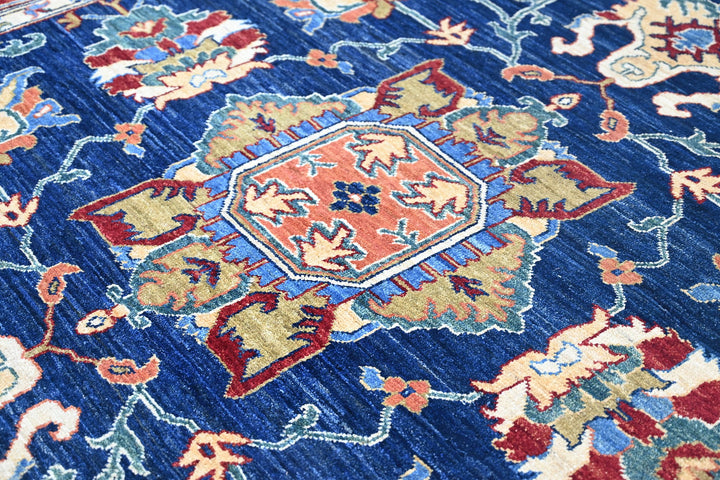 blue Large rug 8' 0" x 9' 11"