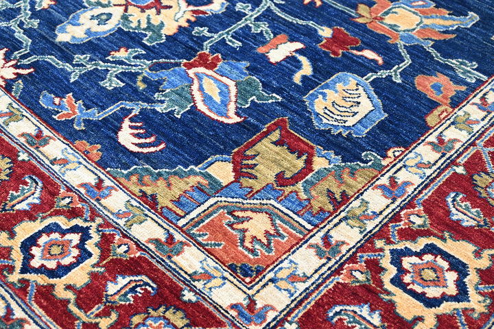 blue Large rug 8' 0" x 9' 11"