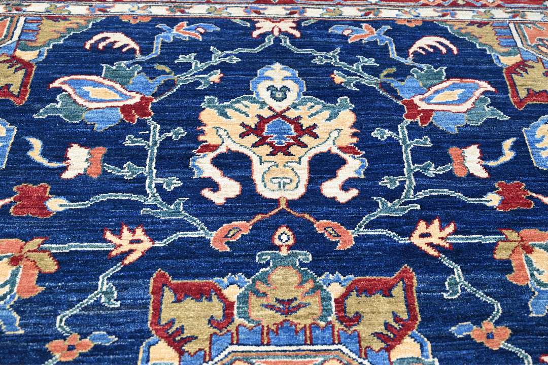 blue Large rug 8' 0" x 9' 11"