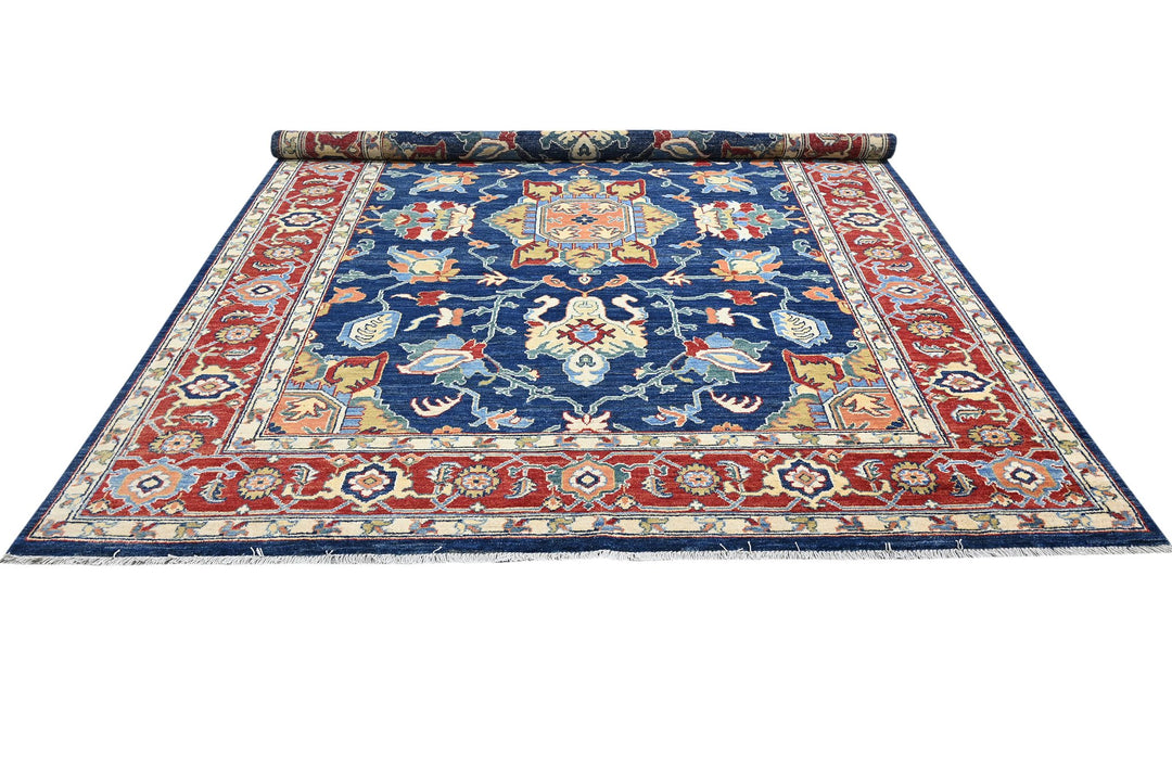 blue Large rug 8' 0" x 9' 11"