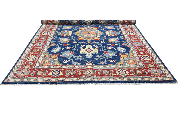 blue Large rug 8' 0" x 9' 11"