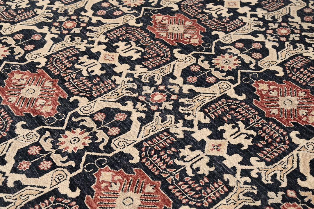 black Large rug 8' 0" x 9' 4"
