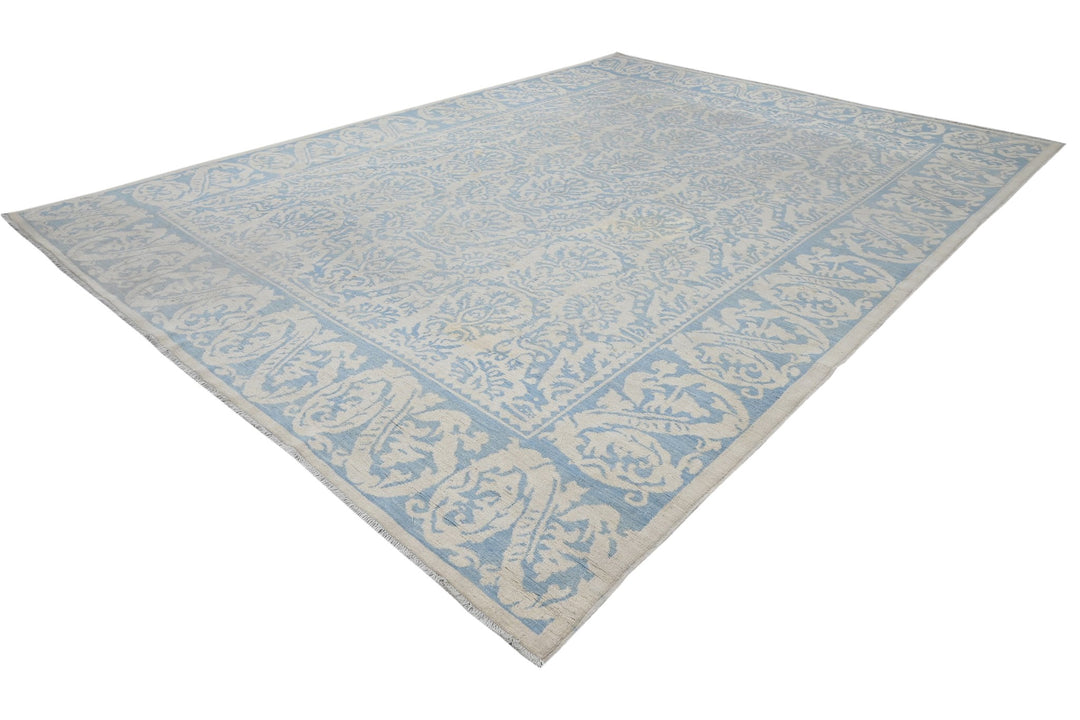 blue Oversized rug 9' 11" x 13' 6"