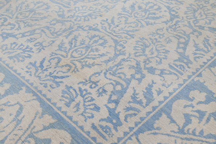 blue Oversized rug 9' 11" x 13' 6"