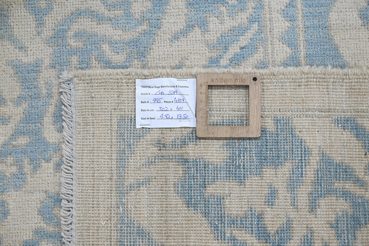 blue Oversized rug 9' 11" x 13' 6"