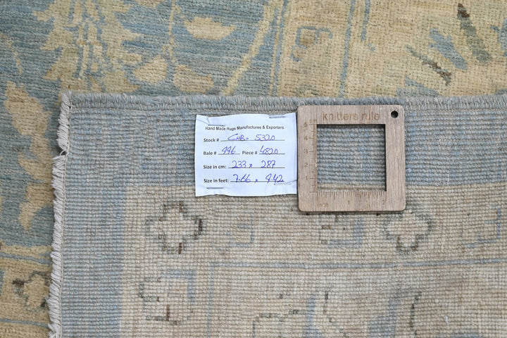 blue Large rug 7' 8" x 9' 5"