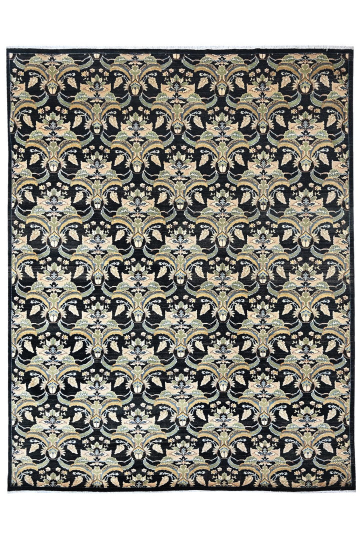 black Oversized rug 9' 1" x 11' 7"