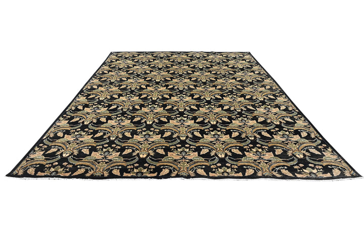 black Oversized rug 9' 1" x 11' 7"