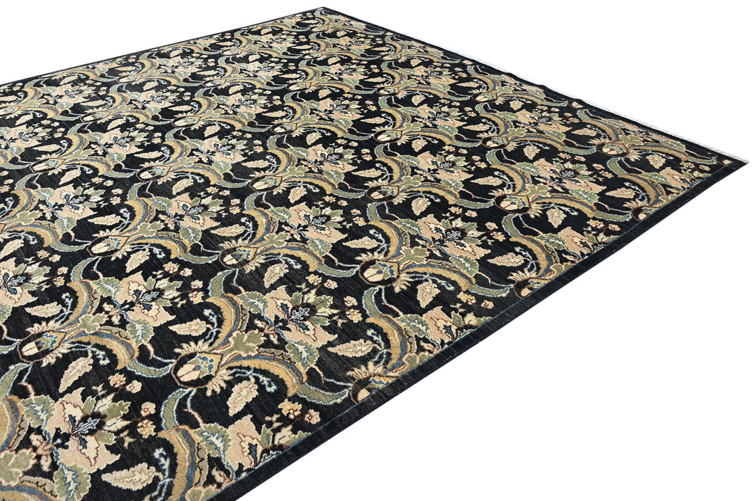 black Oversized rug 9' 1" x 11' 7"